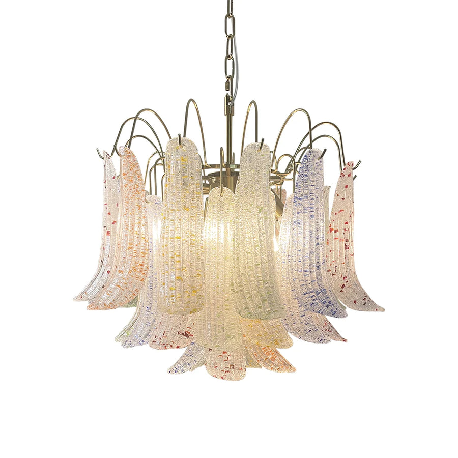 Colorful Art Glass Chandelier