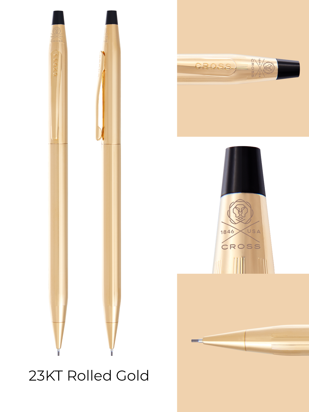 Cross Classic Century 23KT Gold 0.7 mm Pencil