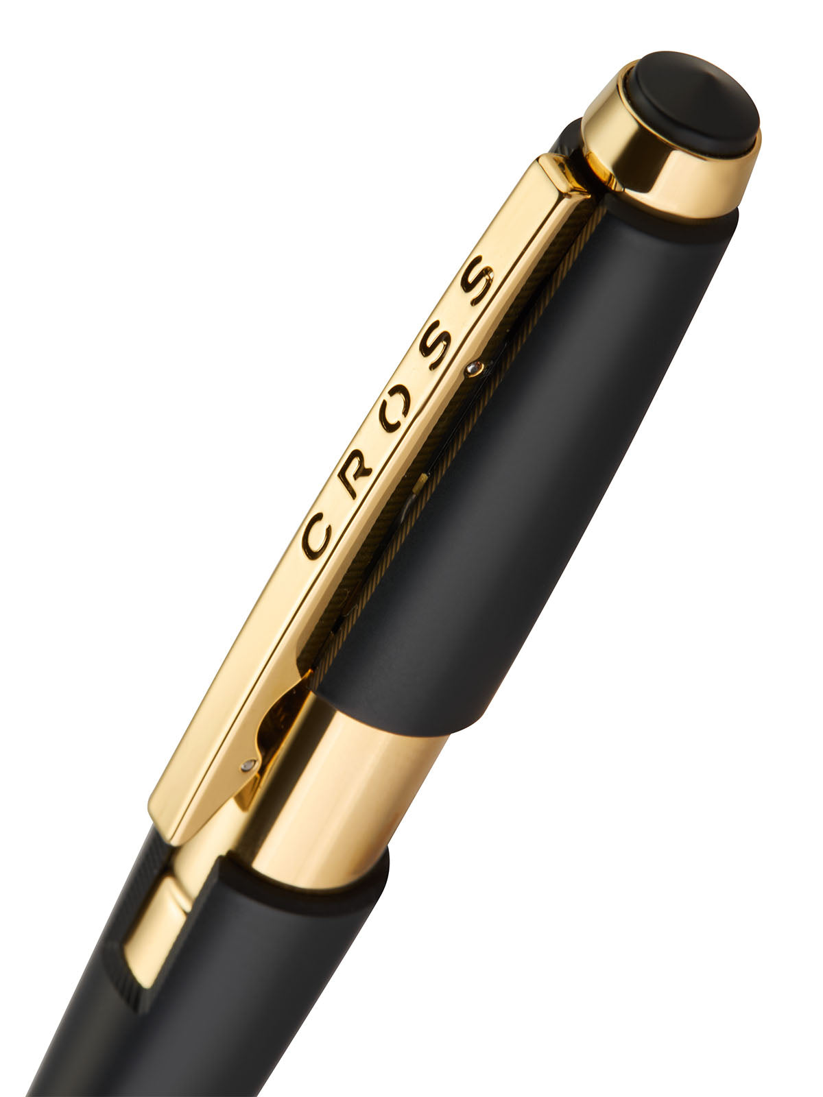 Cross Edge Matte Black & Gold Rollerball Pen