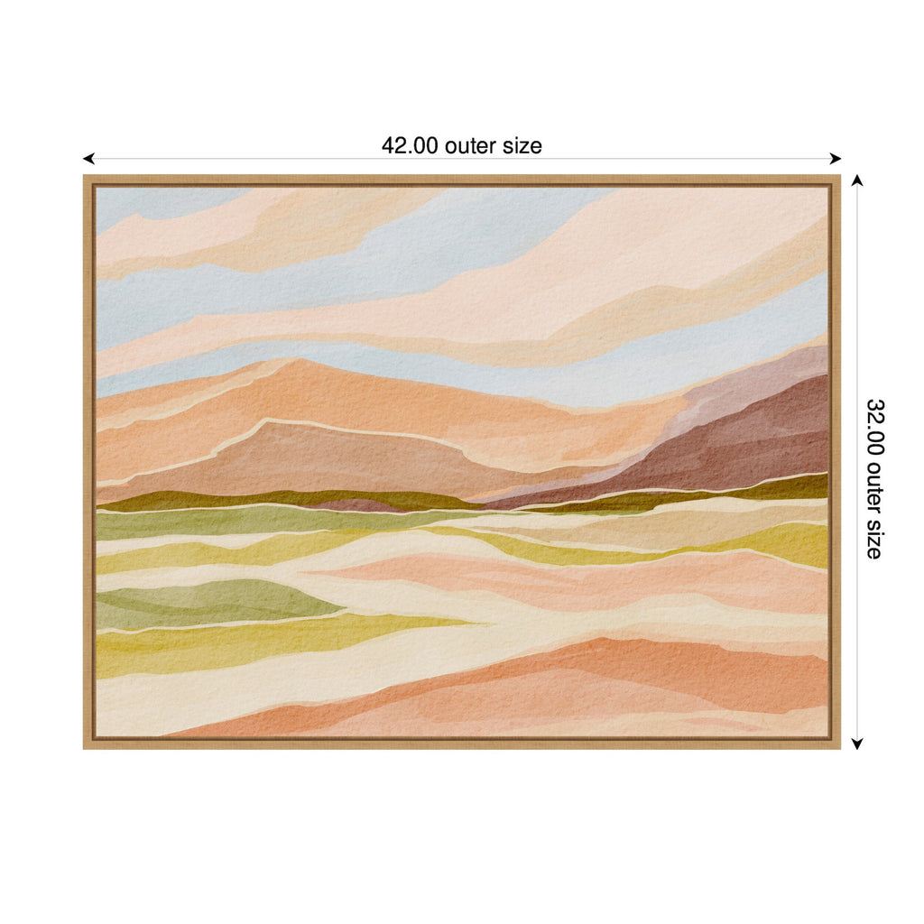 Sylvie Desert Dreams Framed Canvas by Nikita Jariwala