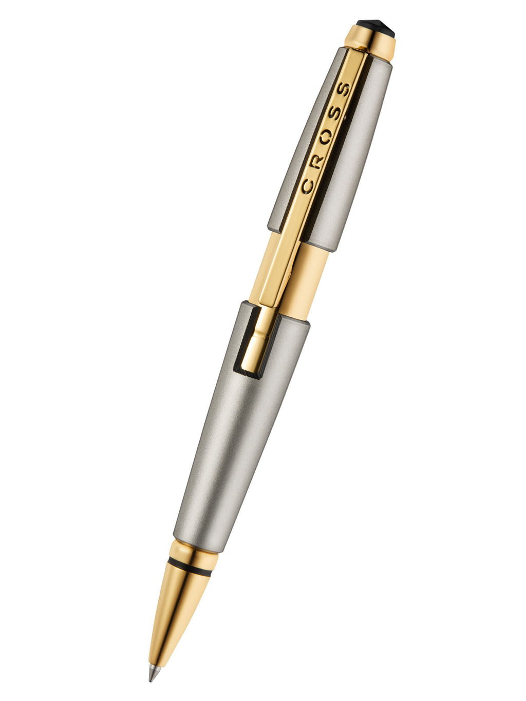 Cross Edge Sonic Titanium & Gold Rollerball Pen