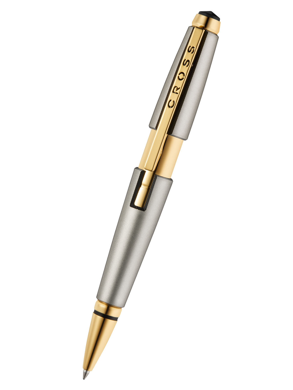 Cross Edge Sonic Titanium & Gold Rollerball Pen
