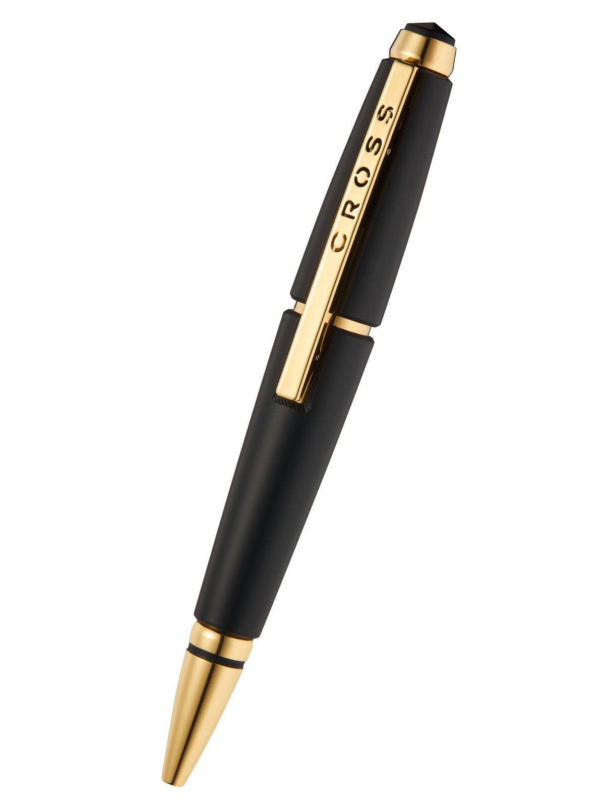Cross Edge Matte Black & Gold Rollerball Pen