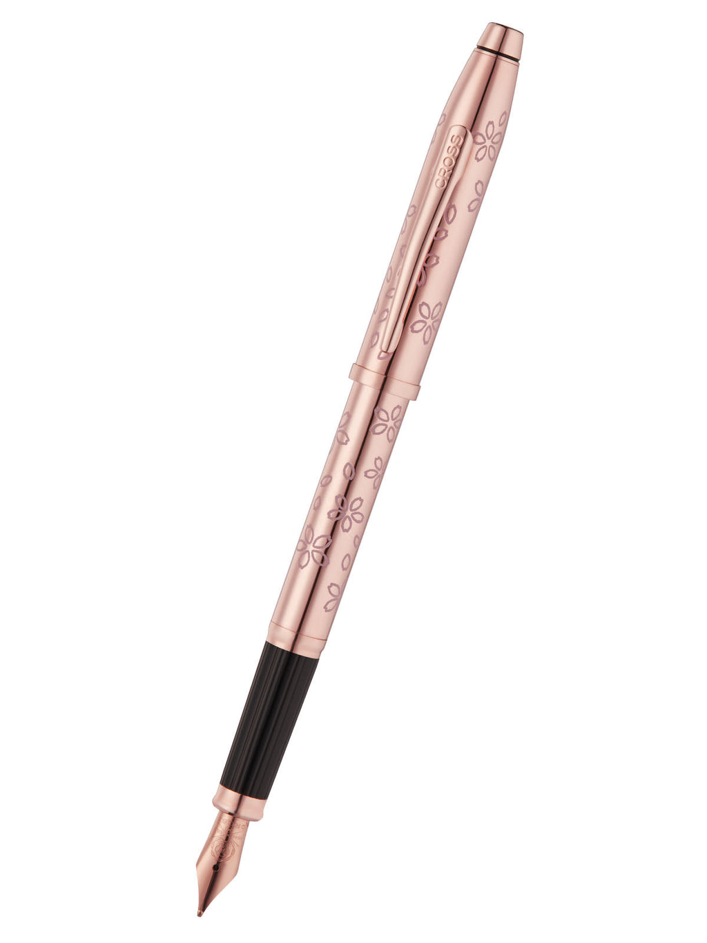 Cross Century II Cherry Blossom Rose Gold Fountain Pen — Fine Nib