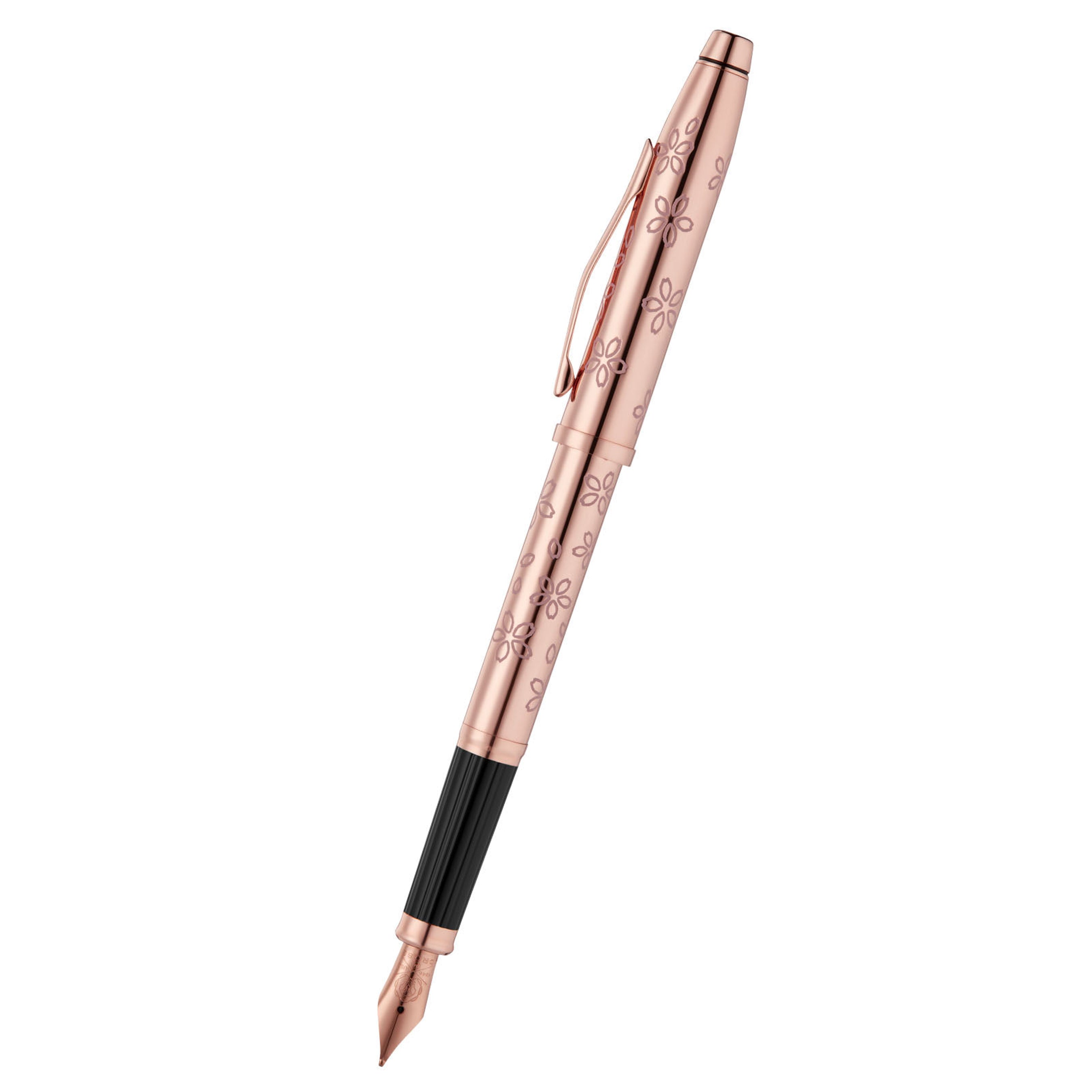 Cross Century II Cherry Blossom Rose Gold Fountain Pen — Fine Nib