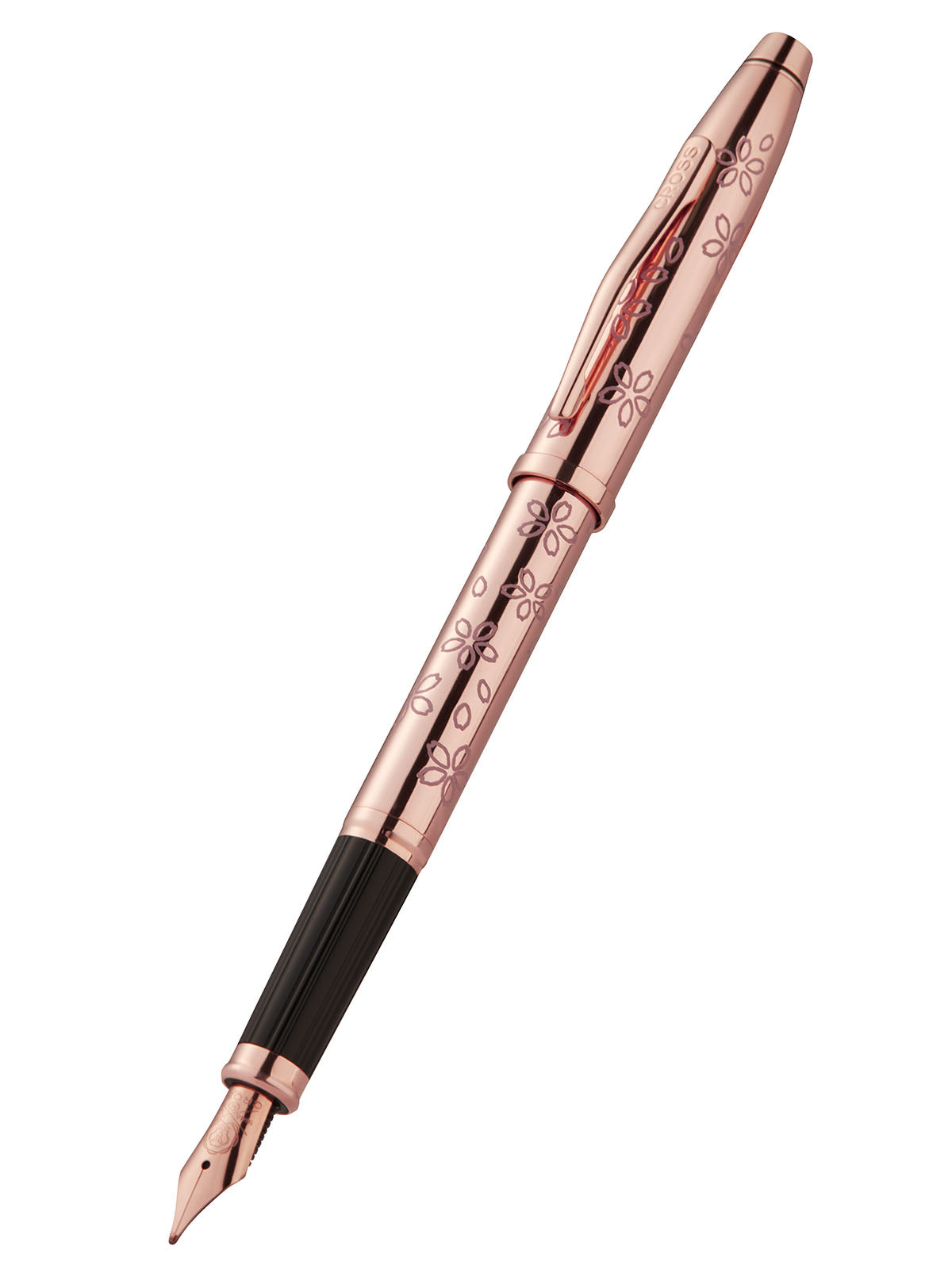 Cross Century II Cherry Blossom Rose Gold Fountain Pen — Fine Nib