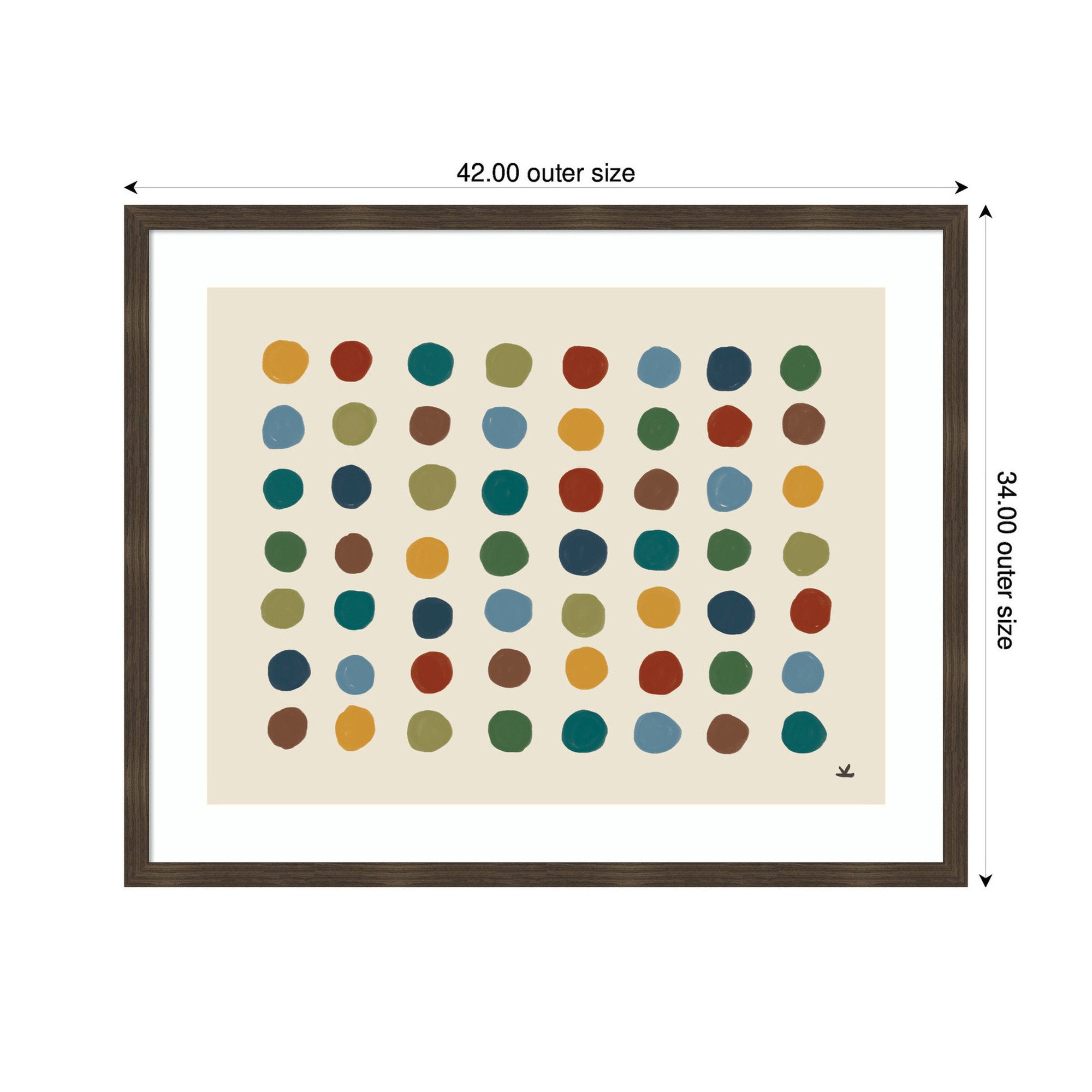 Meditation No. 3b by Kelly Knaga Framed Wall Art Print