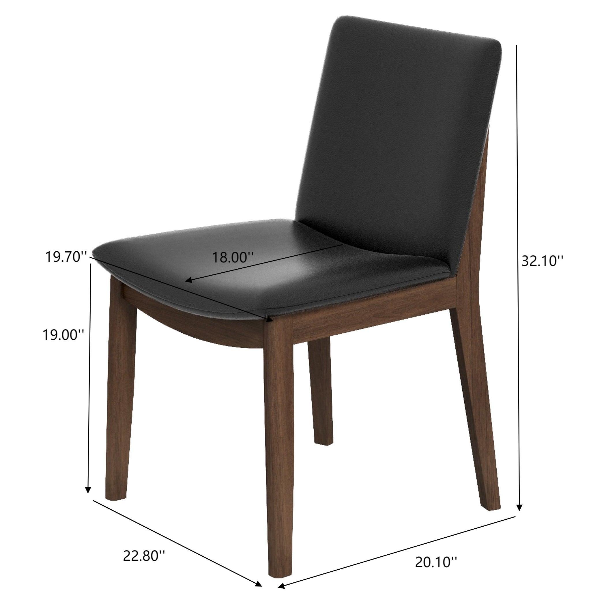 Laura Curved-Back Dining Chairs - Set of 2