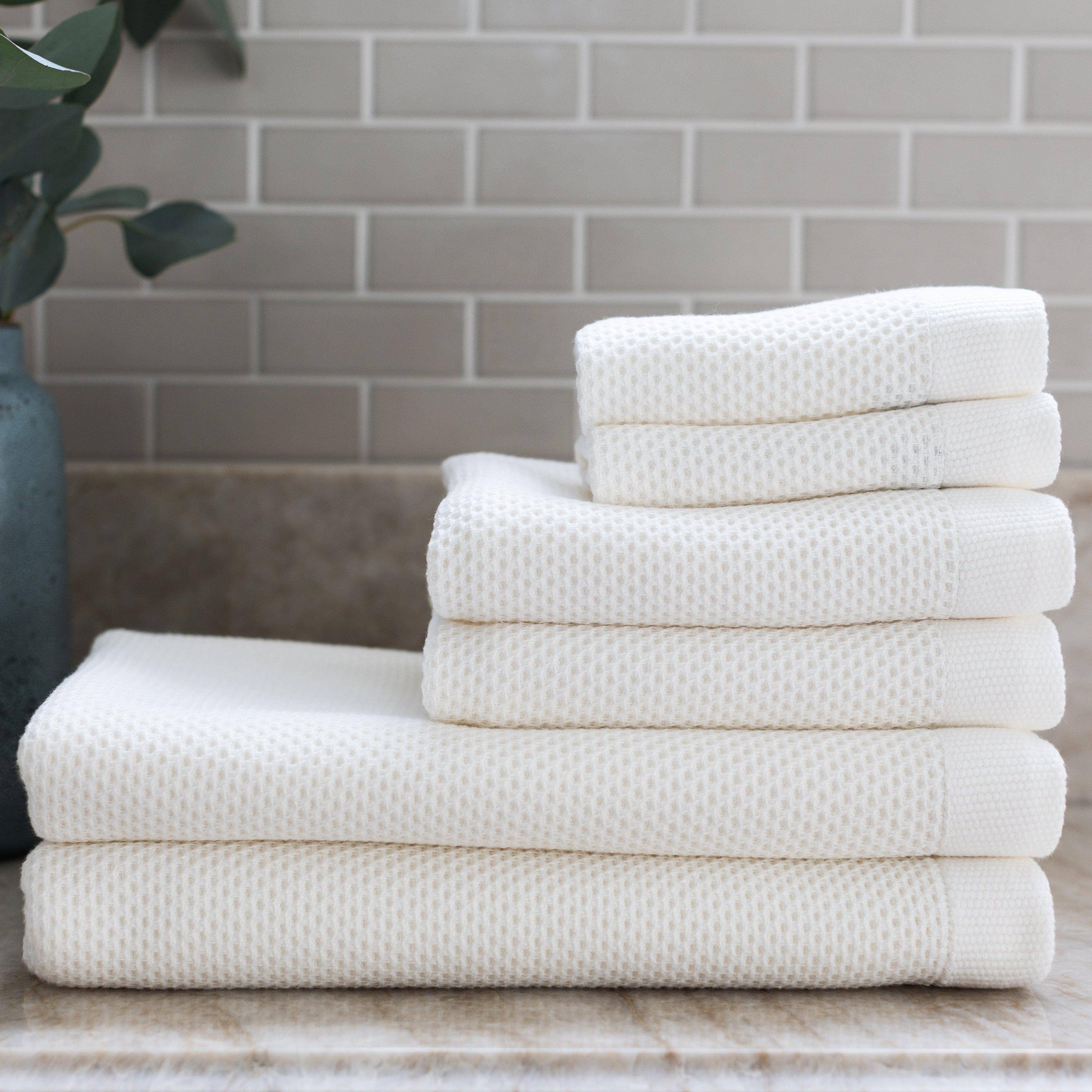 Turkish Cotton Waffle Weave Bath Towel