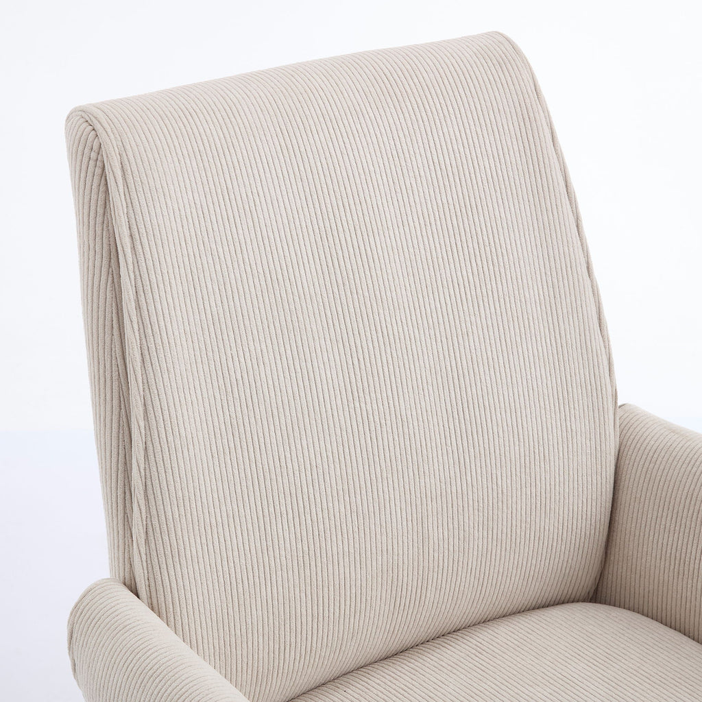 Ergonomic Mid-Back Office Chair — Gold Base