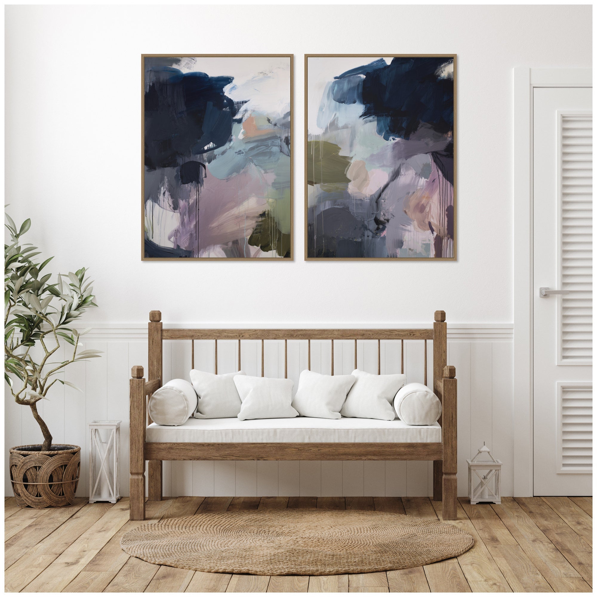 Under the Sky No. 1 & No. 2 2 Piece Framed Canvas Wall Art Set by Amy Lighthall