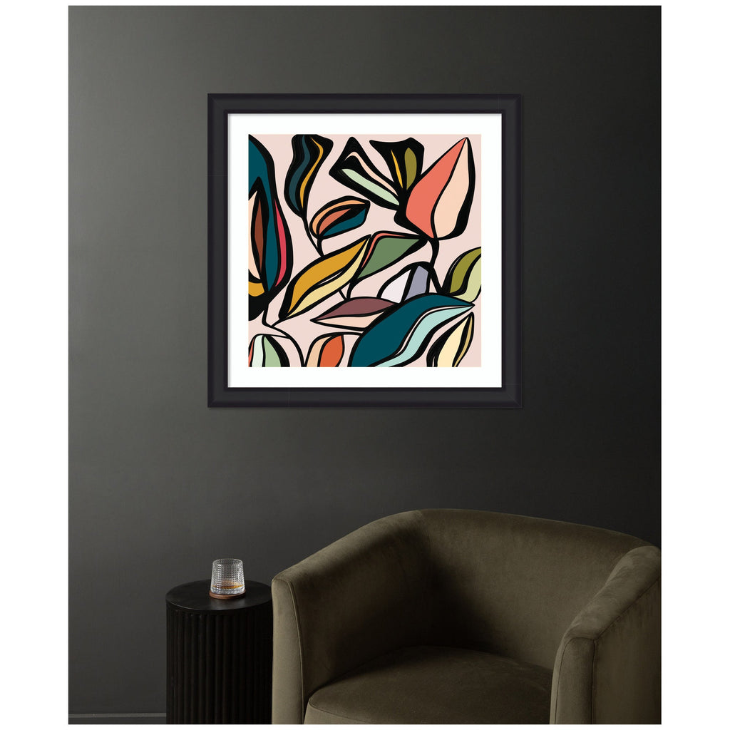 Fanciful Ficus SQ Expansion by Alicia Bock Framed Wall Art Print