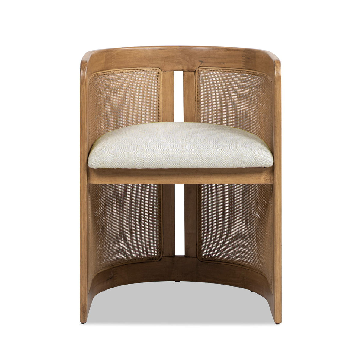 Lilith Curved Upholstered Dining Chair