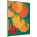 Spring Citrus 2 by Alicia Bock Framed Canvas Wall Art Print