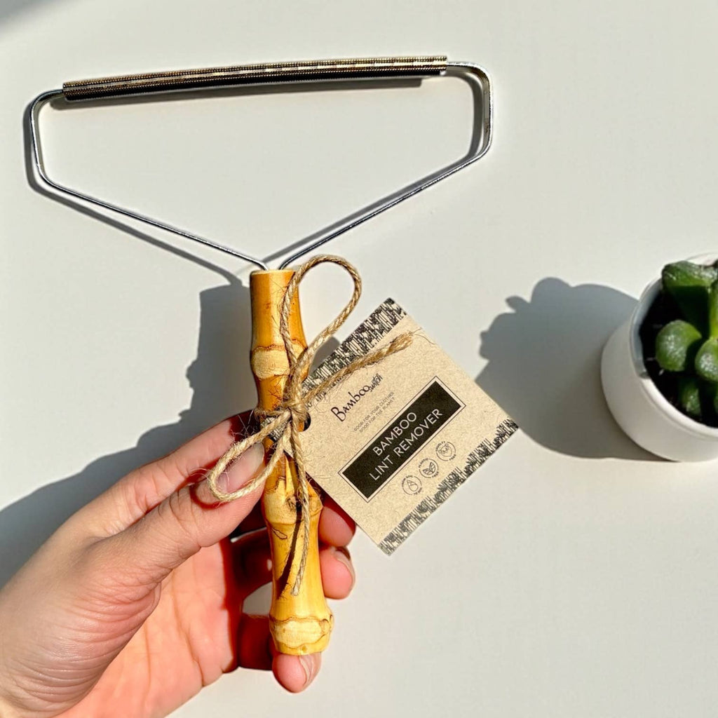 Bamboo Carpet Lint Remover