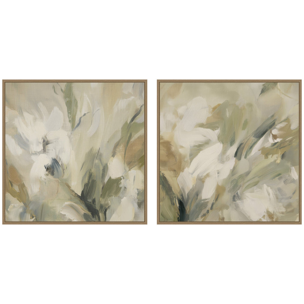 Olive Bloom No. 3 & No. 2 2 Piece Framed Canvas Wall Art Set by Amy Lighthall
