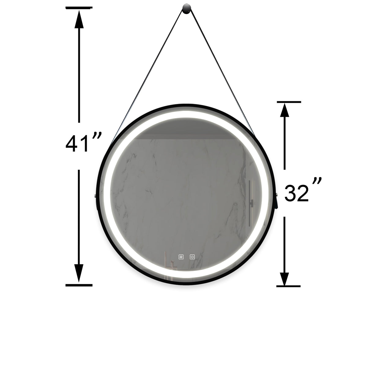 32-Inch Classy LED Bathroom Vanity Mirror