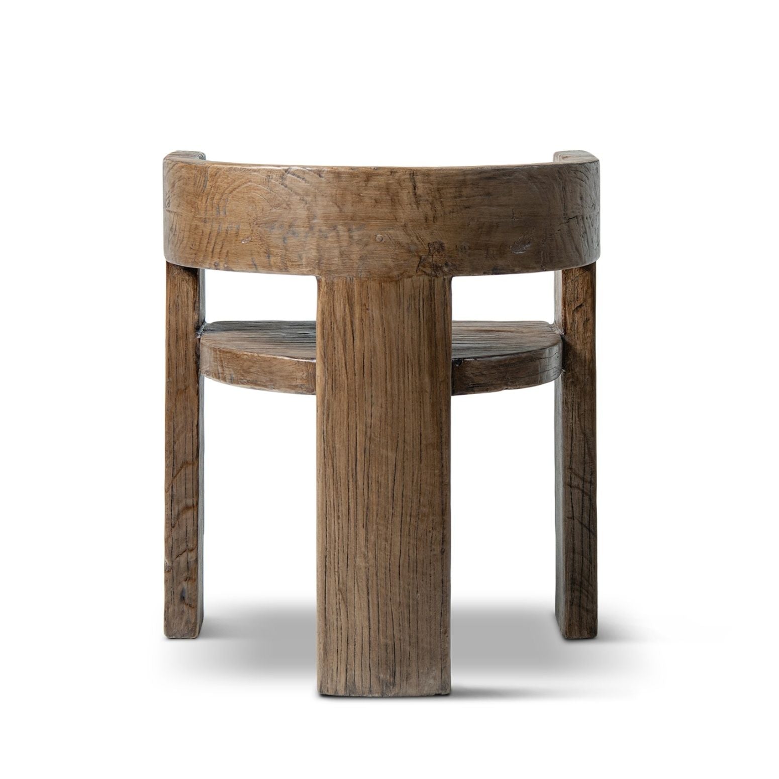 Soren Reclaimed Elm Curved Dining Chair