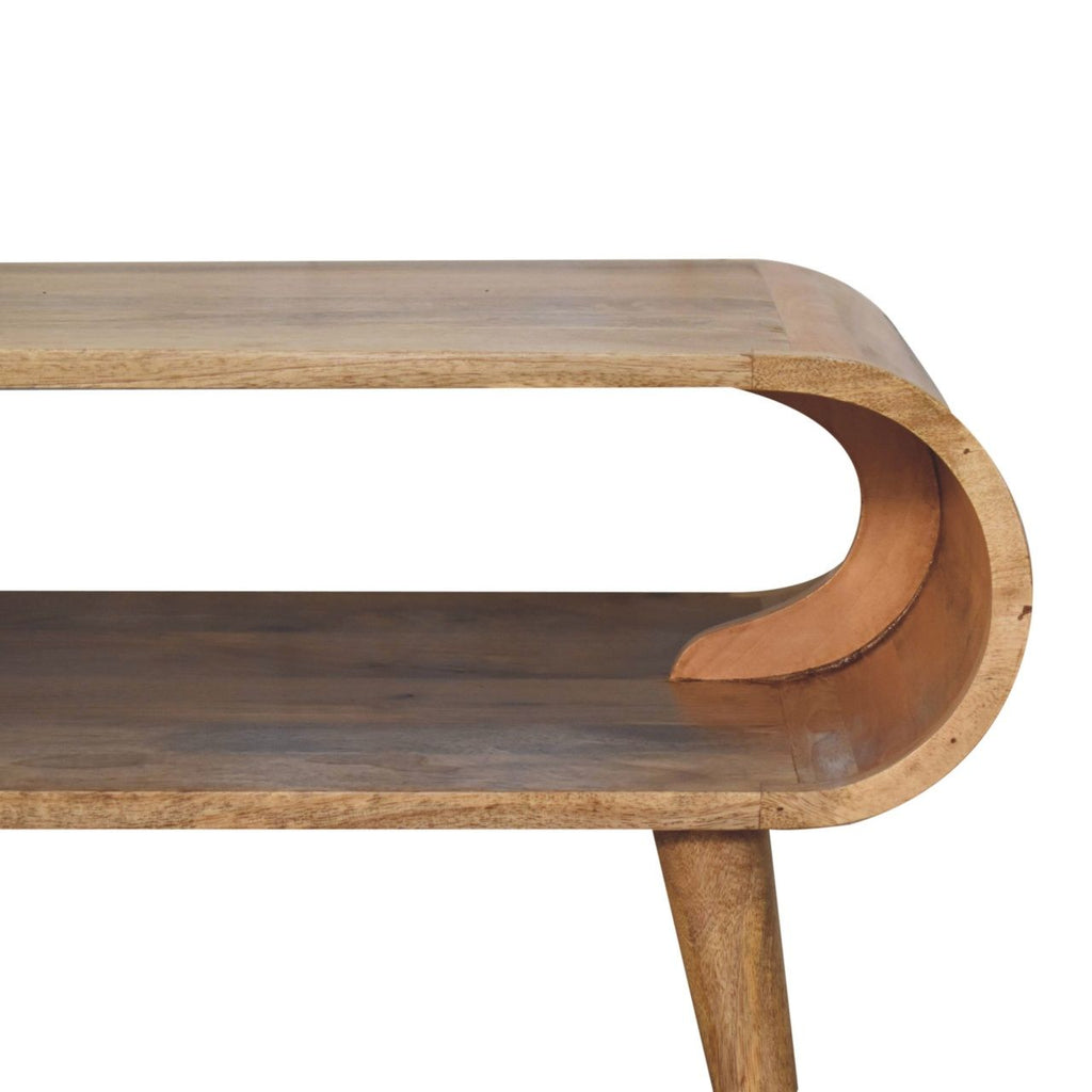 Open Mango Wood Coffee Table
