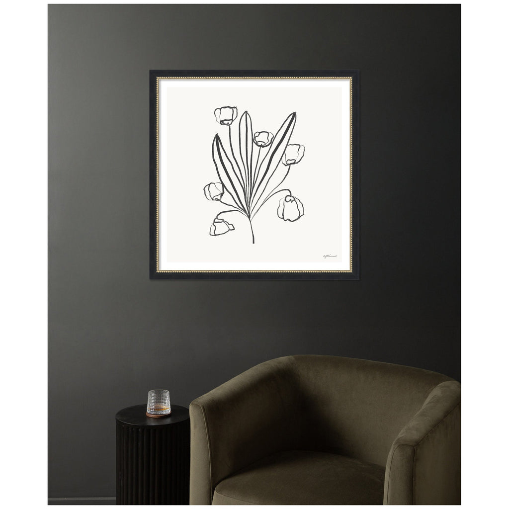 Floral Bouquet by Gabrielly Guedes Framed Wall Art Print