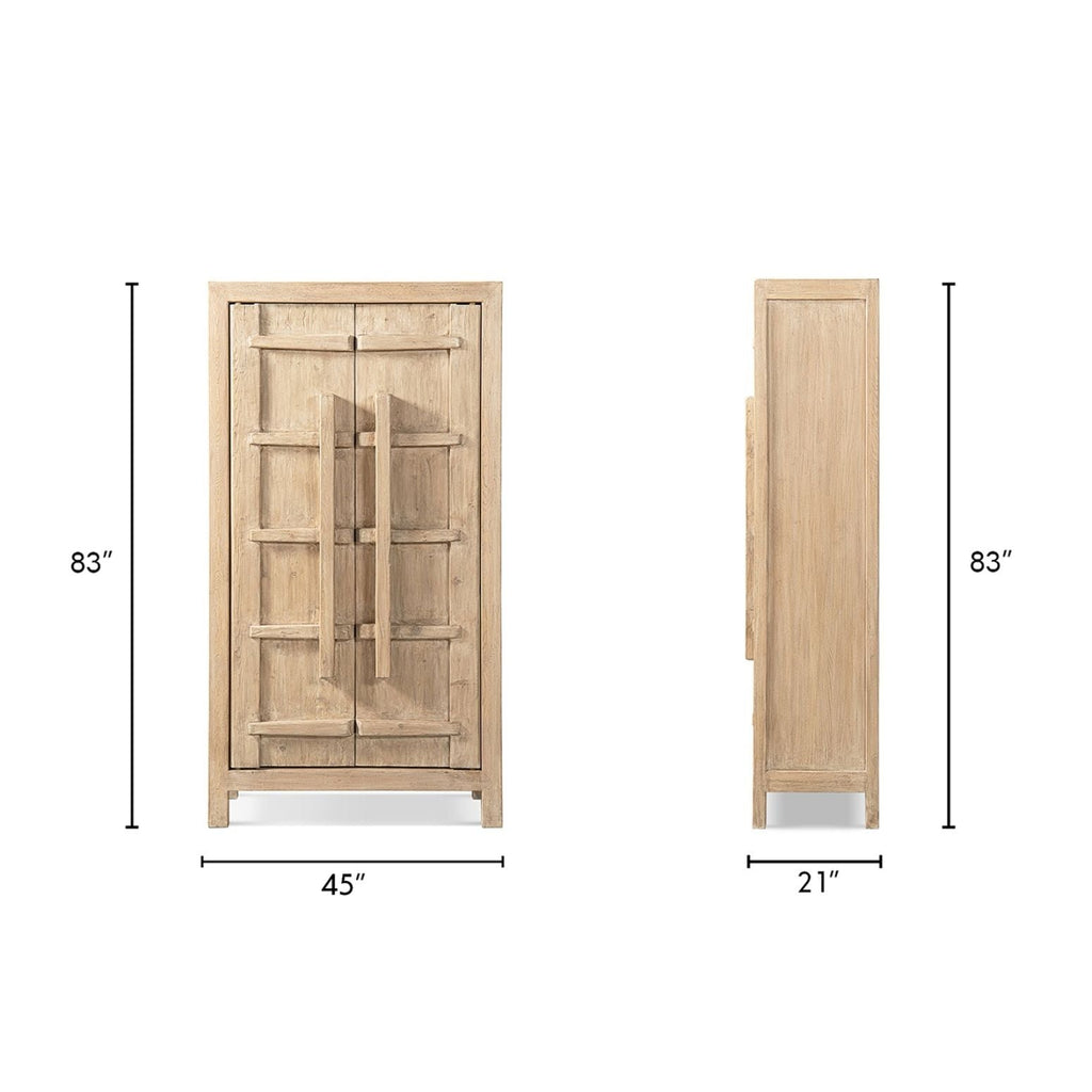 Rowan - Storage Cabinet With Double Doors - Natural