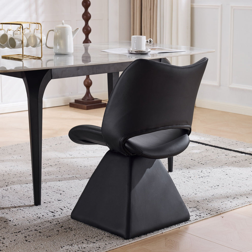 High-Back Swivel Dining Chair