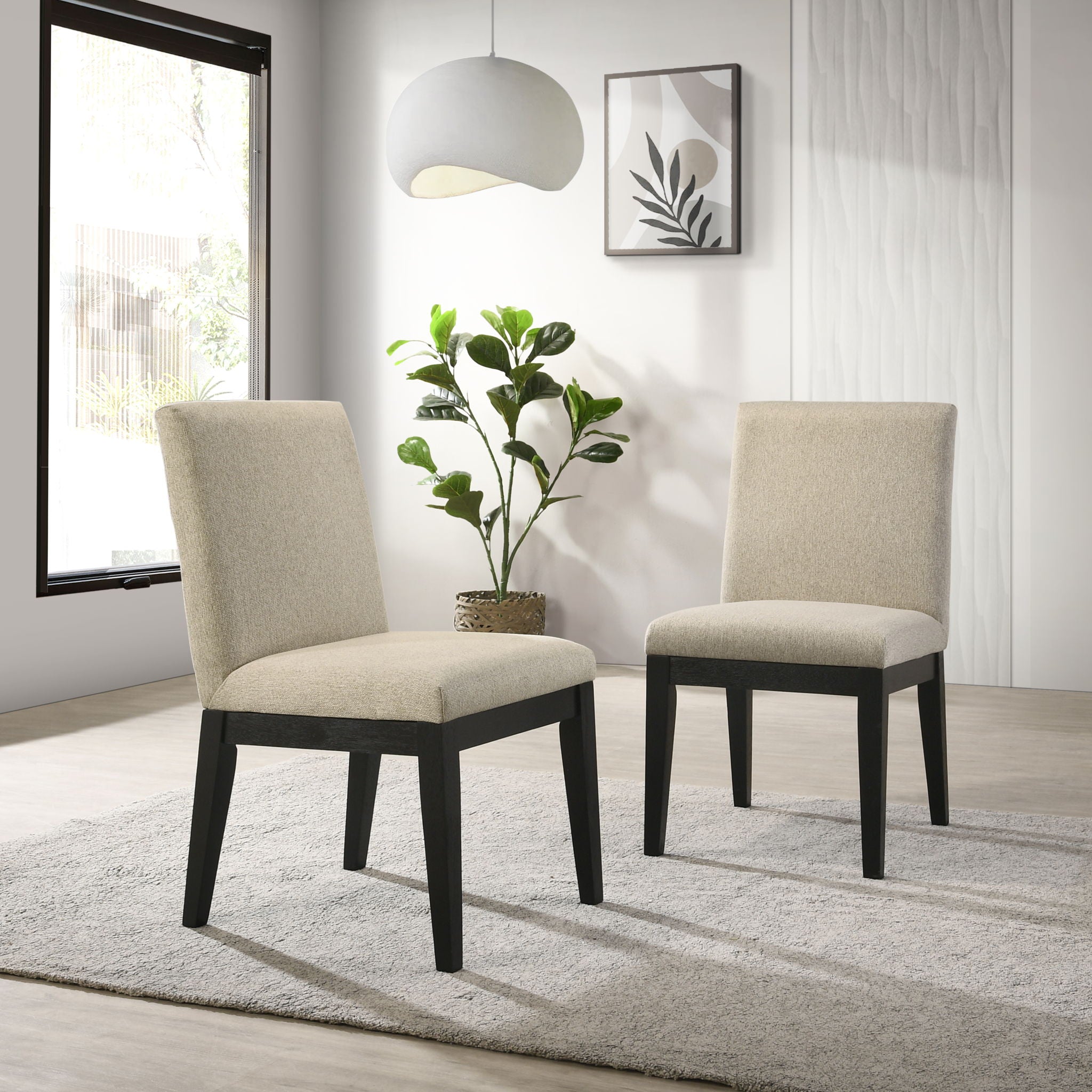 Rocco Upholstered Dining Chairs - Set of 2