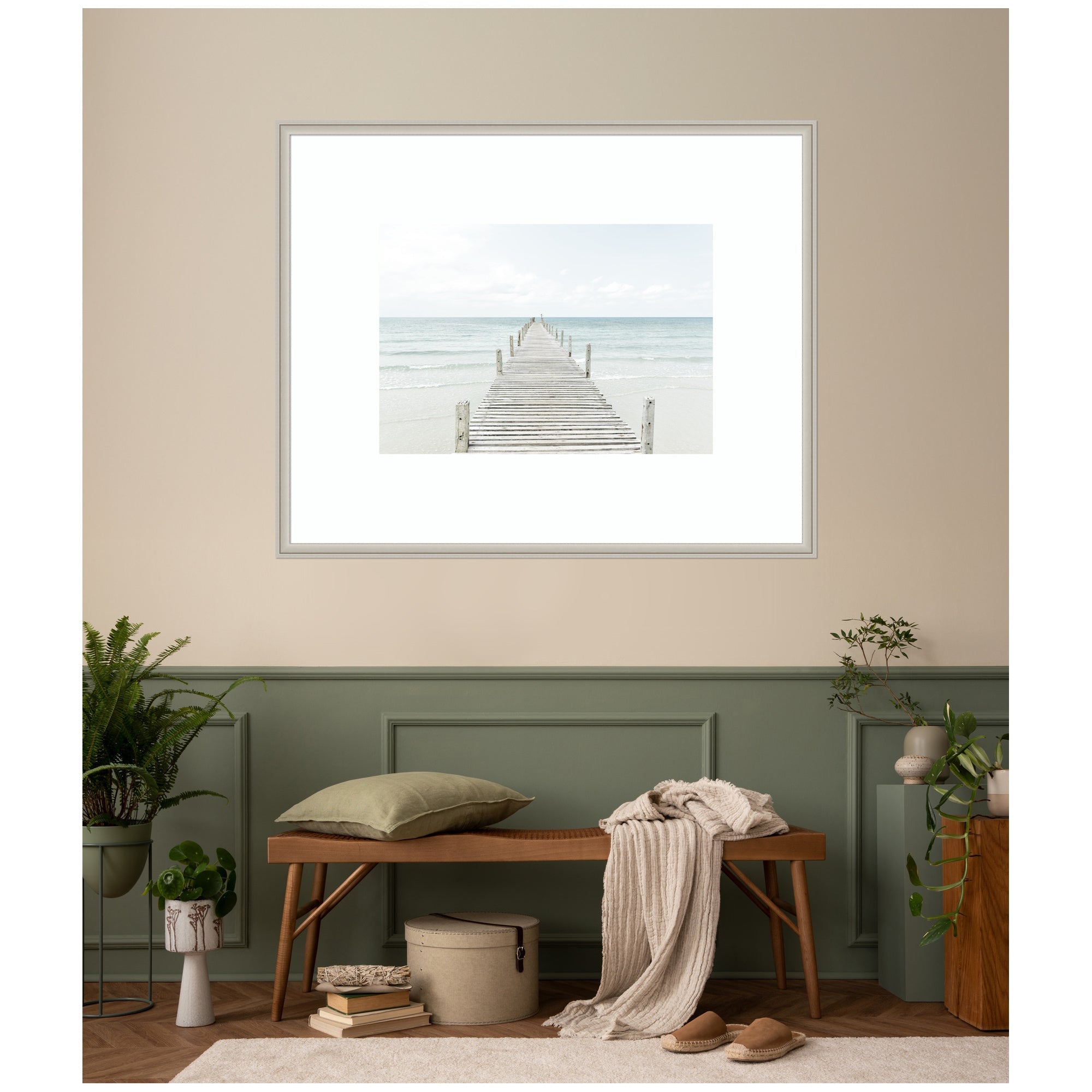 Beach 5s by Amy Peterson Framed Wall Art Print