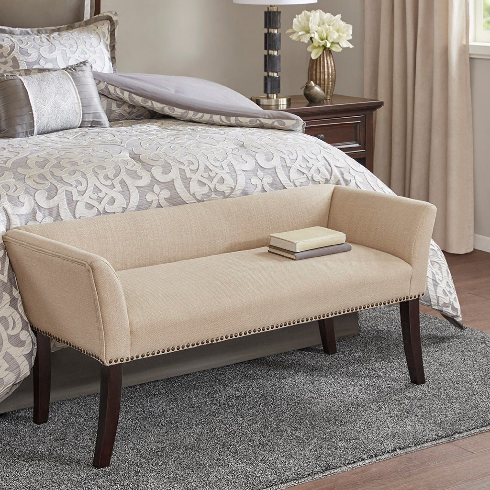 Tailored Upholstered Accent Bench