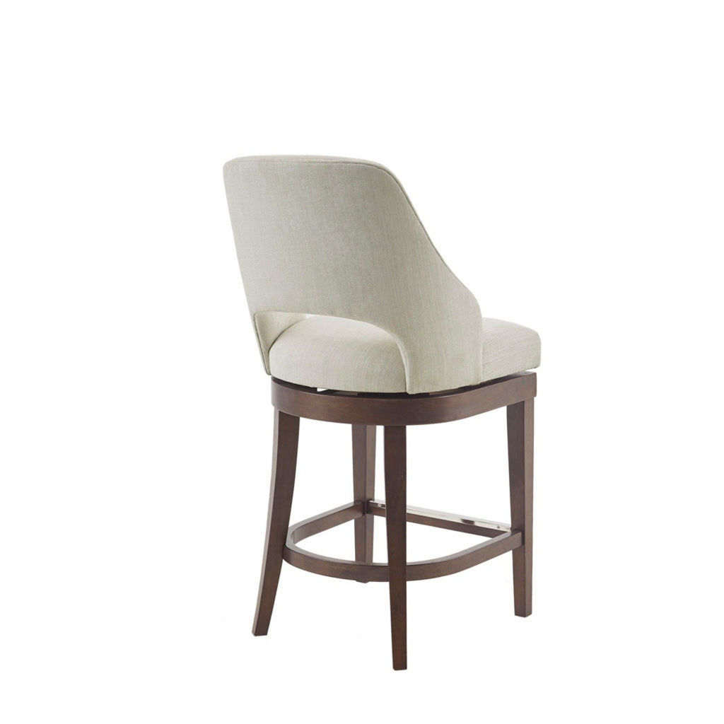 Cream Swivel Counter Stool