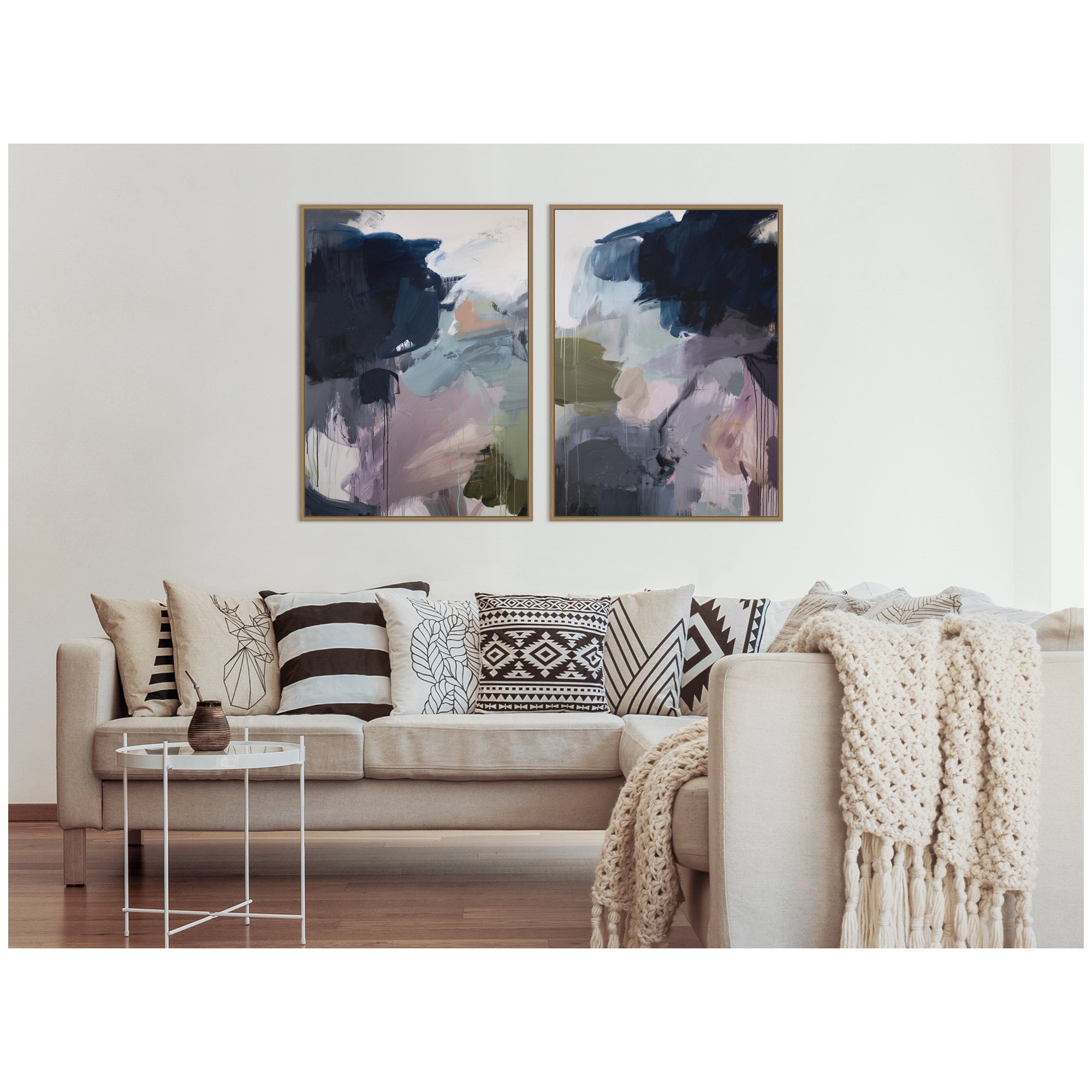Under the Sky No. 1 & No. 2 2 Piece Framed Canvas Wall Art Set by Amy Lighthall