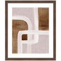 Framed Art rhythmic lines ll by Nikita Jariwala