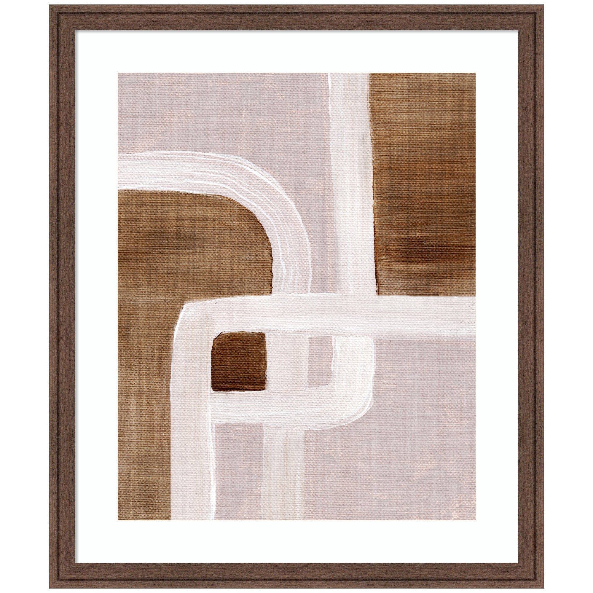 Framed Art rhythmic lines ll by Nikita Jariwala