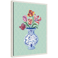 Tulip Vase by Lucia Gianello Framed Canvas Wall Art Print