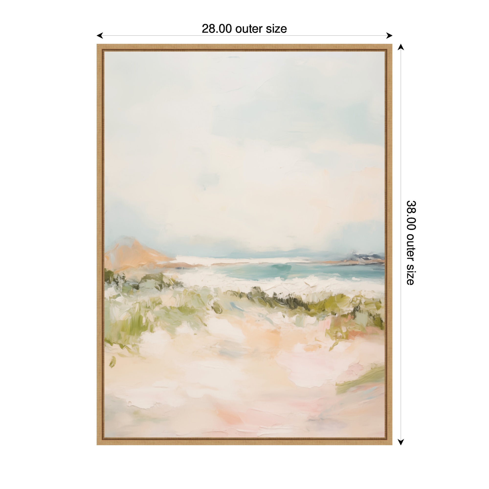 Tranquil Landscape III expansion by Amy Lighthall Framed Canvas Wall Art Print