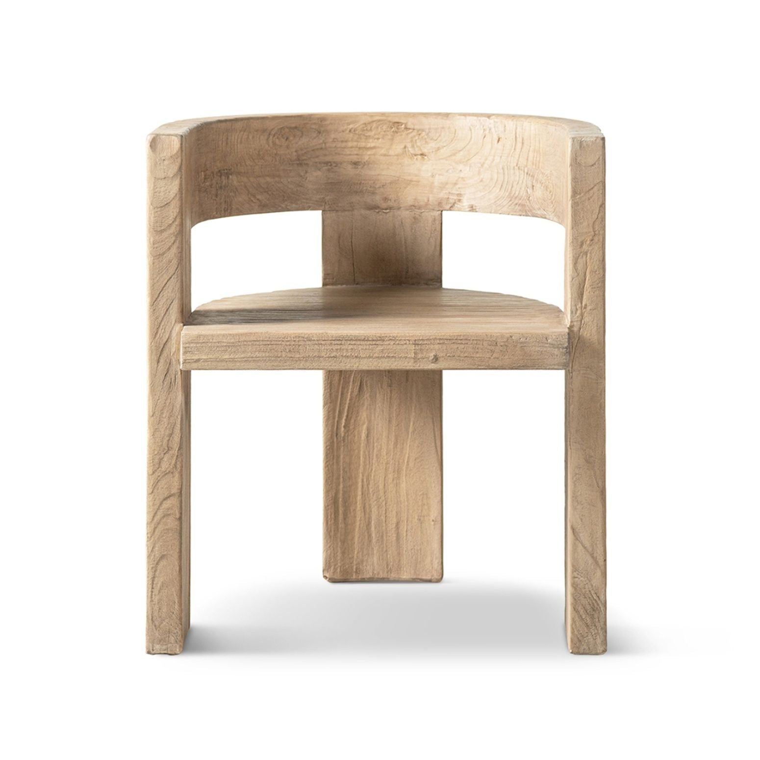 Soren Reclaimed Elm Curved Dining Chair