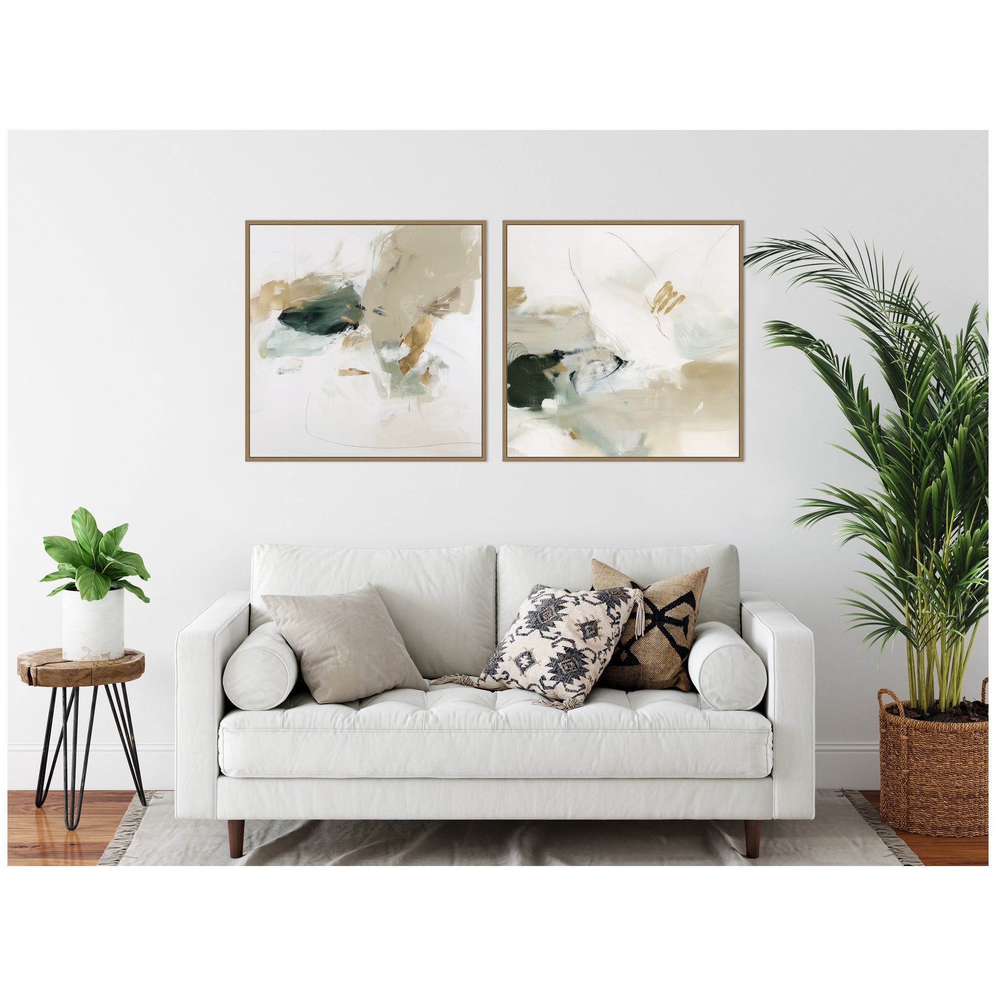 Field No. 1 & No. 2 2 Piece Framed Canvas Wall Art Set by Amy Lighthall