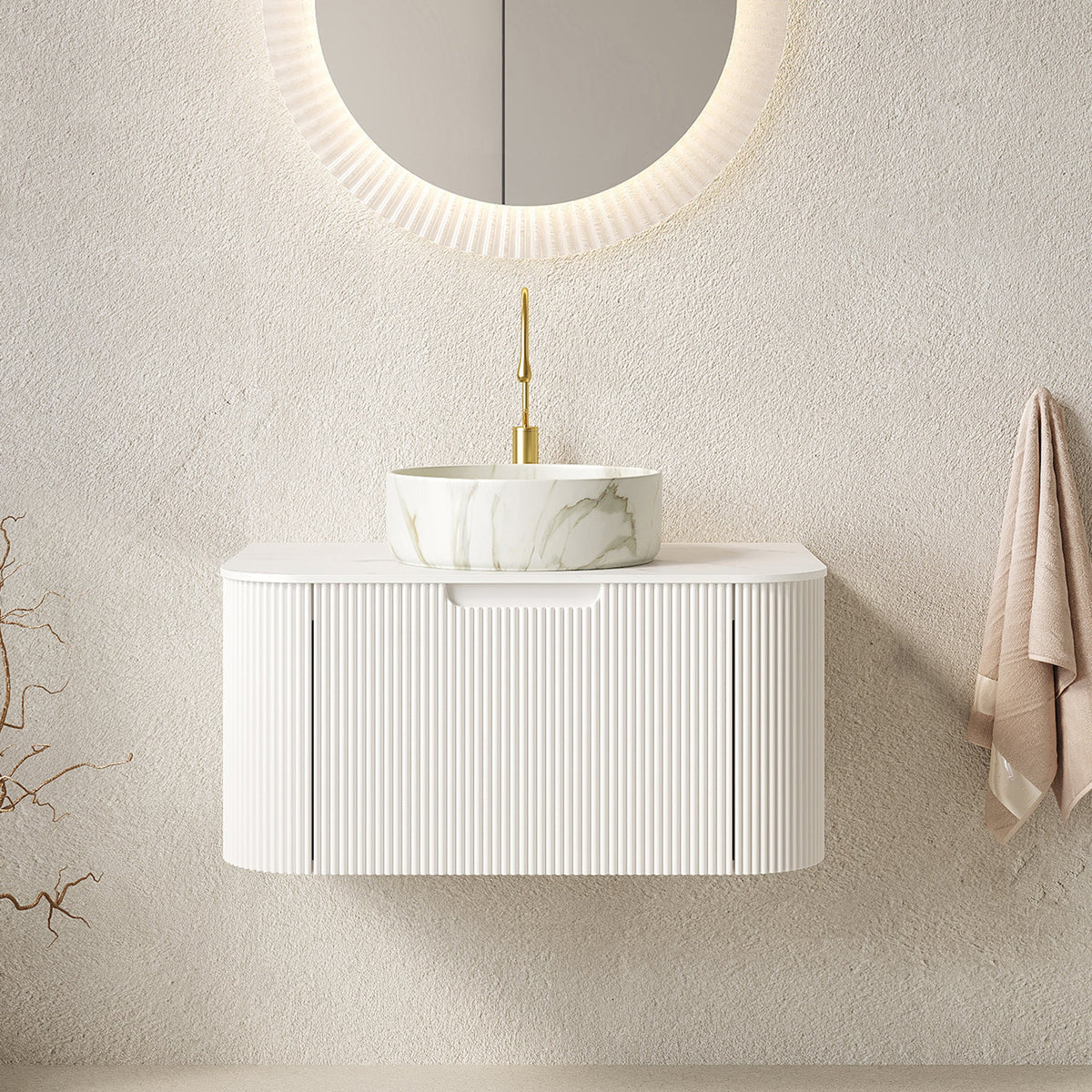 DINA 30" Bathroom Vanity and Sink