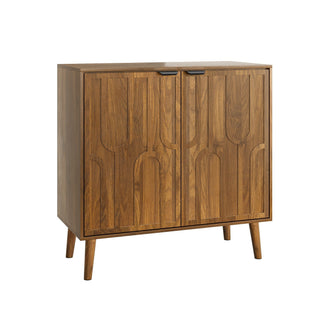 Walnut Slatted-Door Sideboard