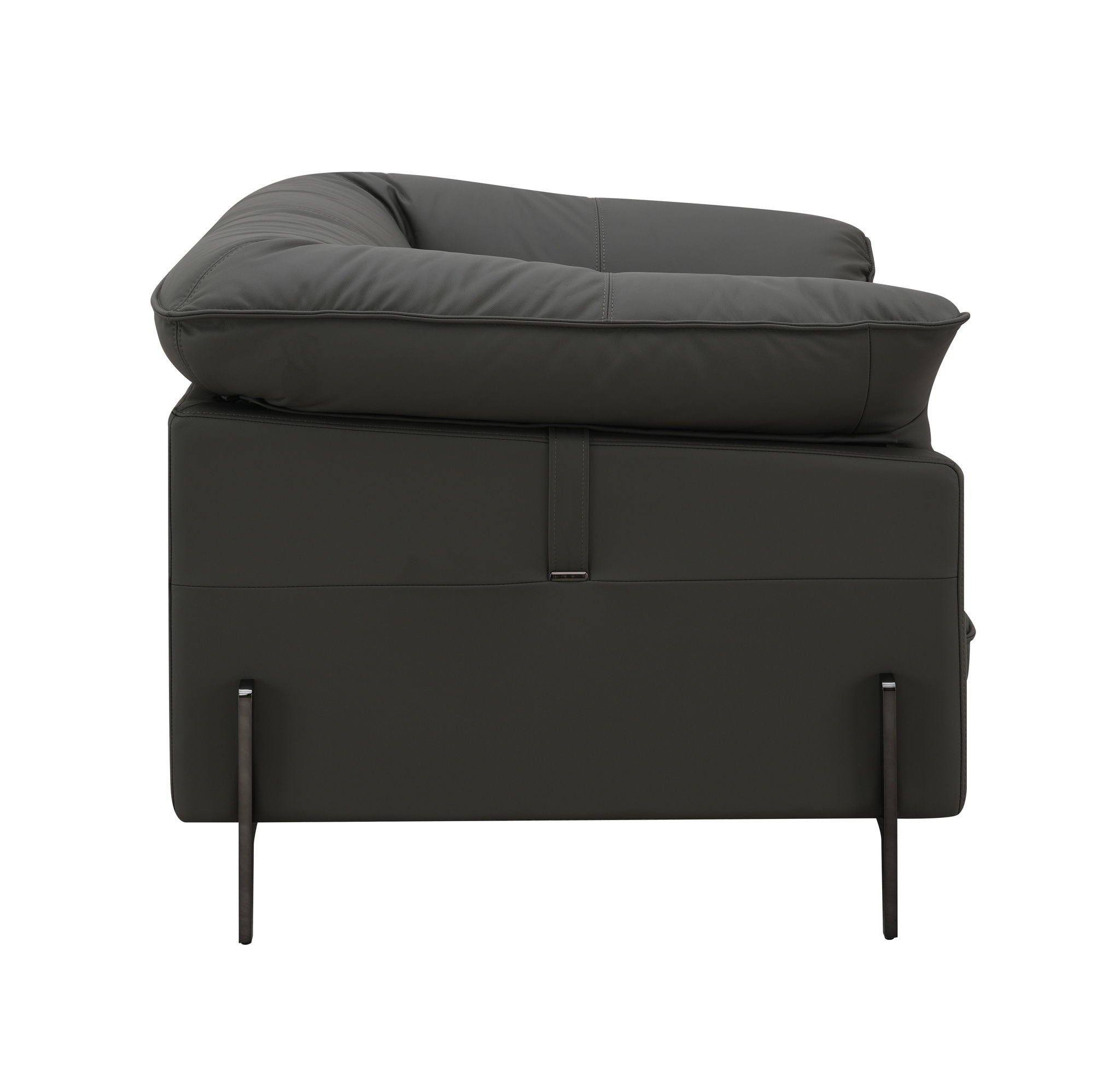 Tadi Top-Grain Leather Accent Chair