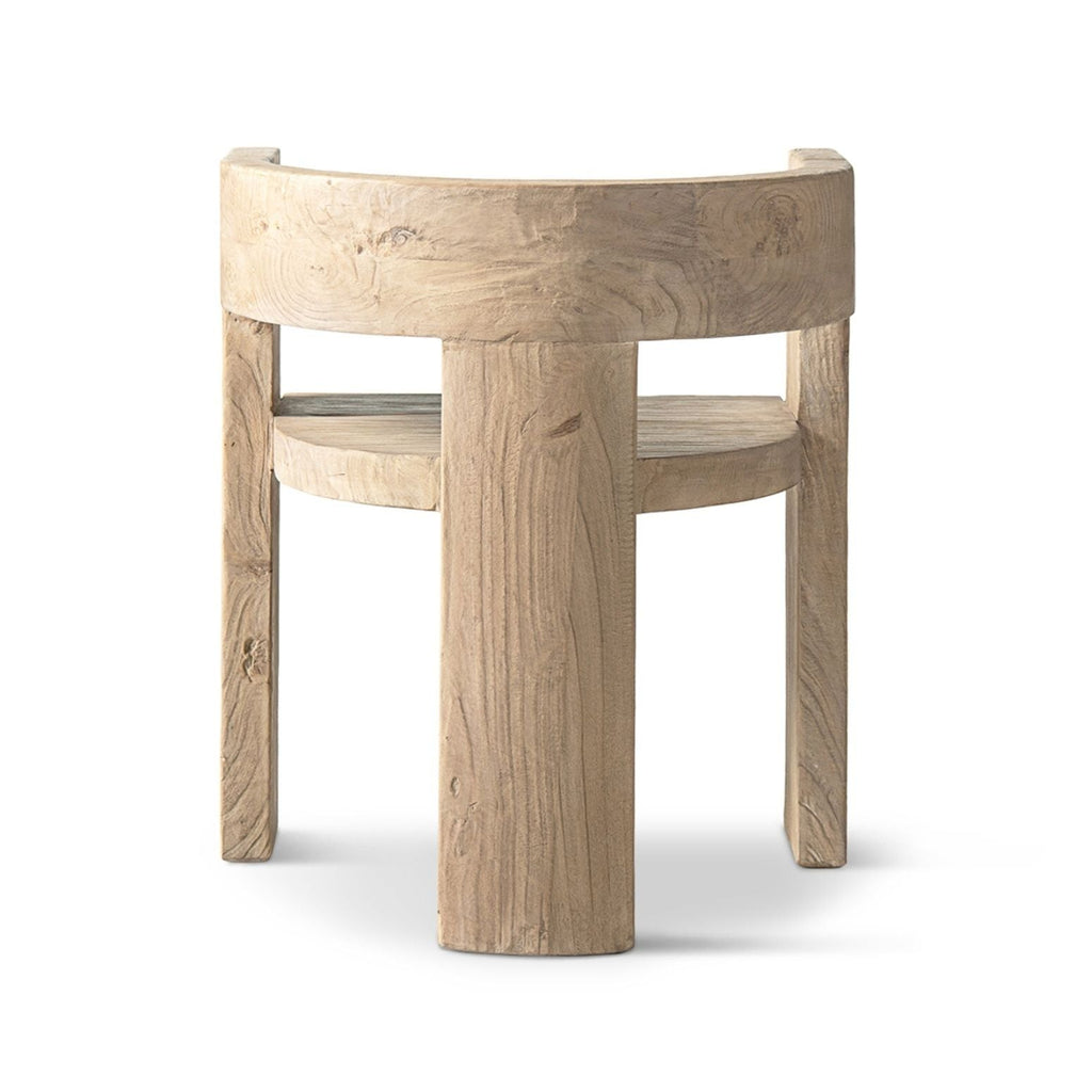 Soren Reclaimed Elm Curved Dining Chair
