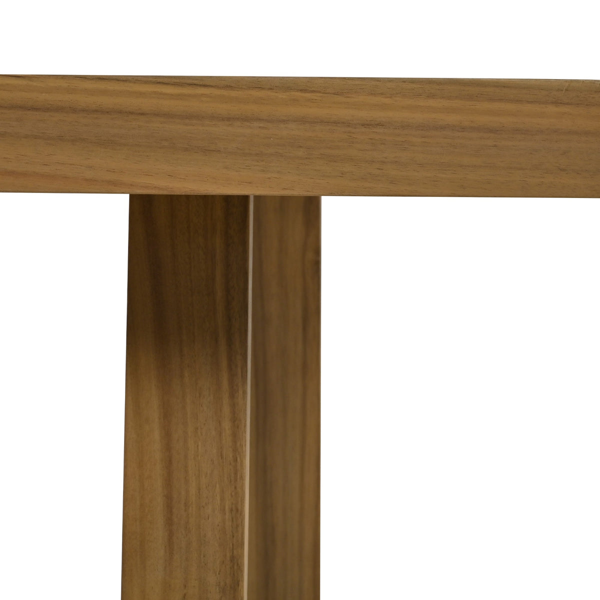 U_Style Multi-Person Outdoor Acacia Wood Dining Table and Chair Set