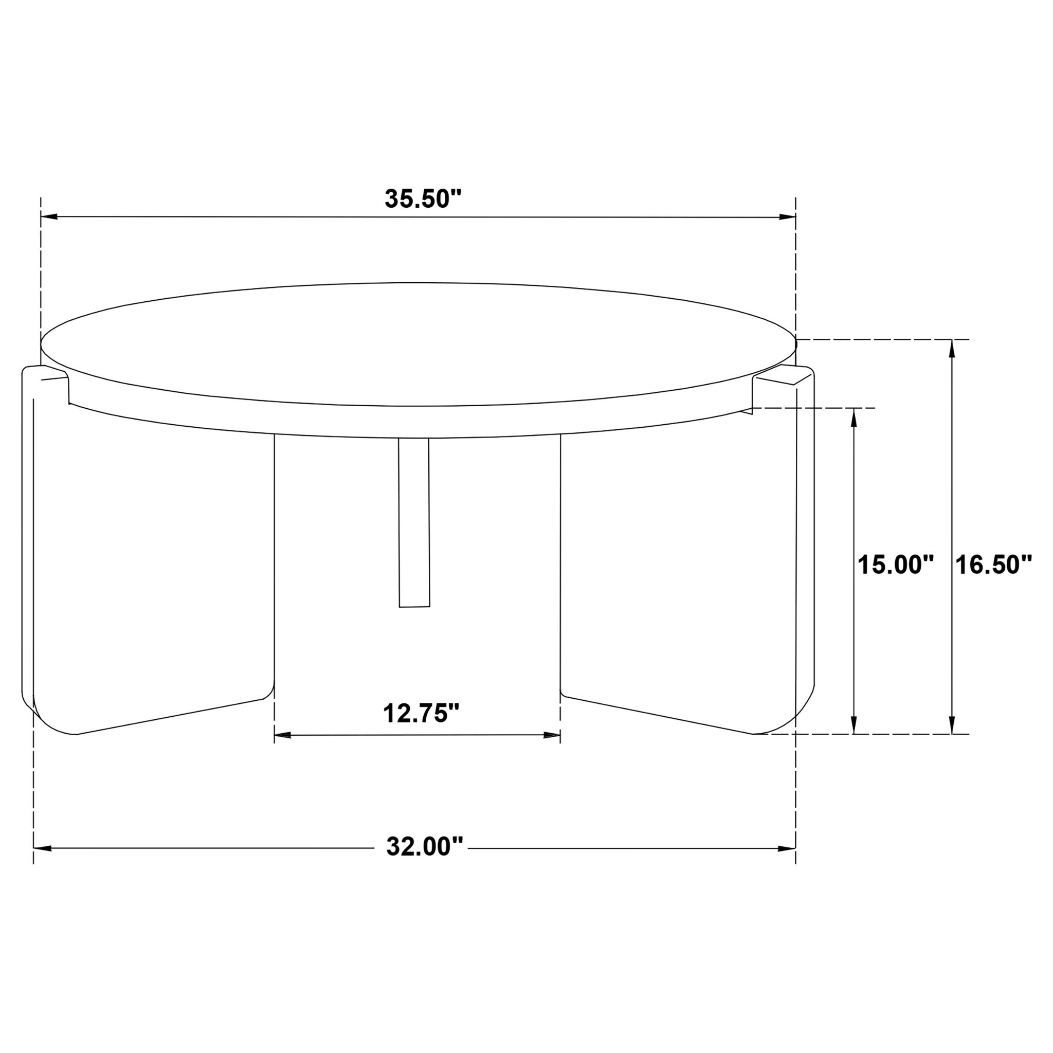 Cordova Round Wood Coffee Table