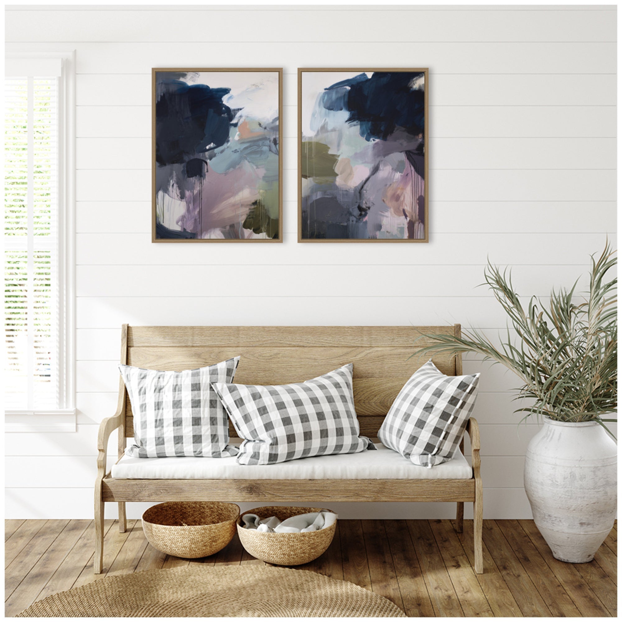 Under the Sky No. 1 & No. 2 2 Piece Framed Canvas Wall Art Set by Amy Lighthall