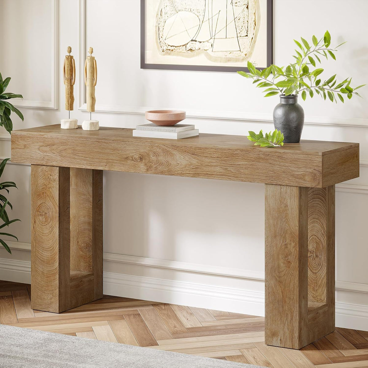 Console Table, Extra Long Narrow Sofa Table for Living Hallway