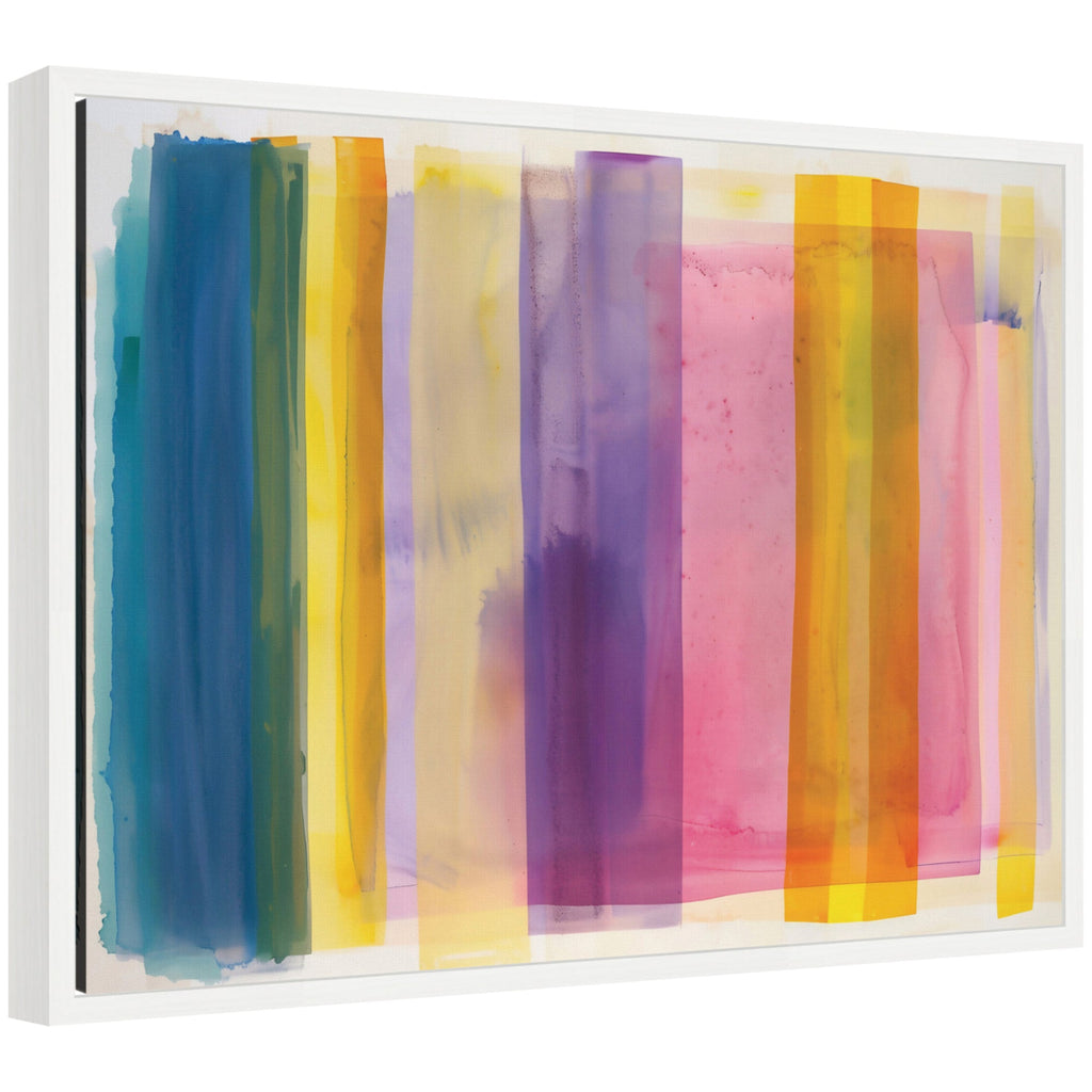Sylvie Vibrant Lines II Framed Canvas by Amy Lighthall