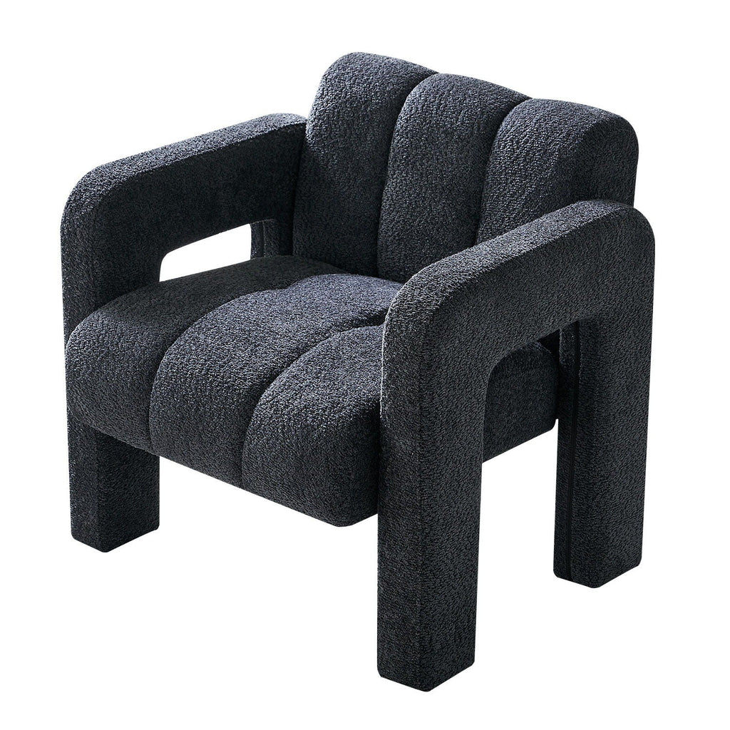 Bouclé Upholstered Accent Chair