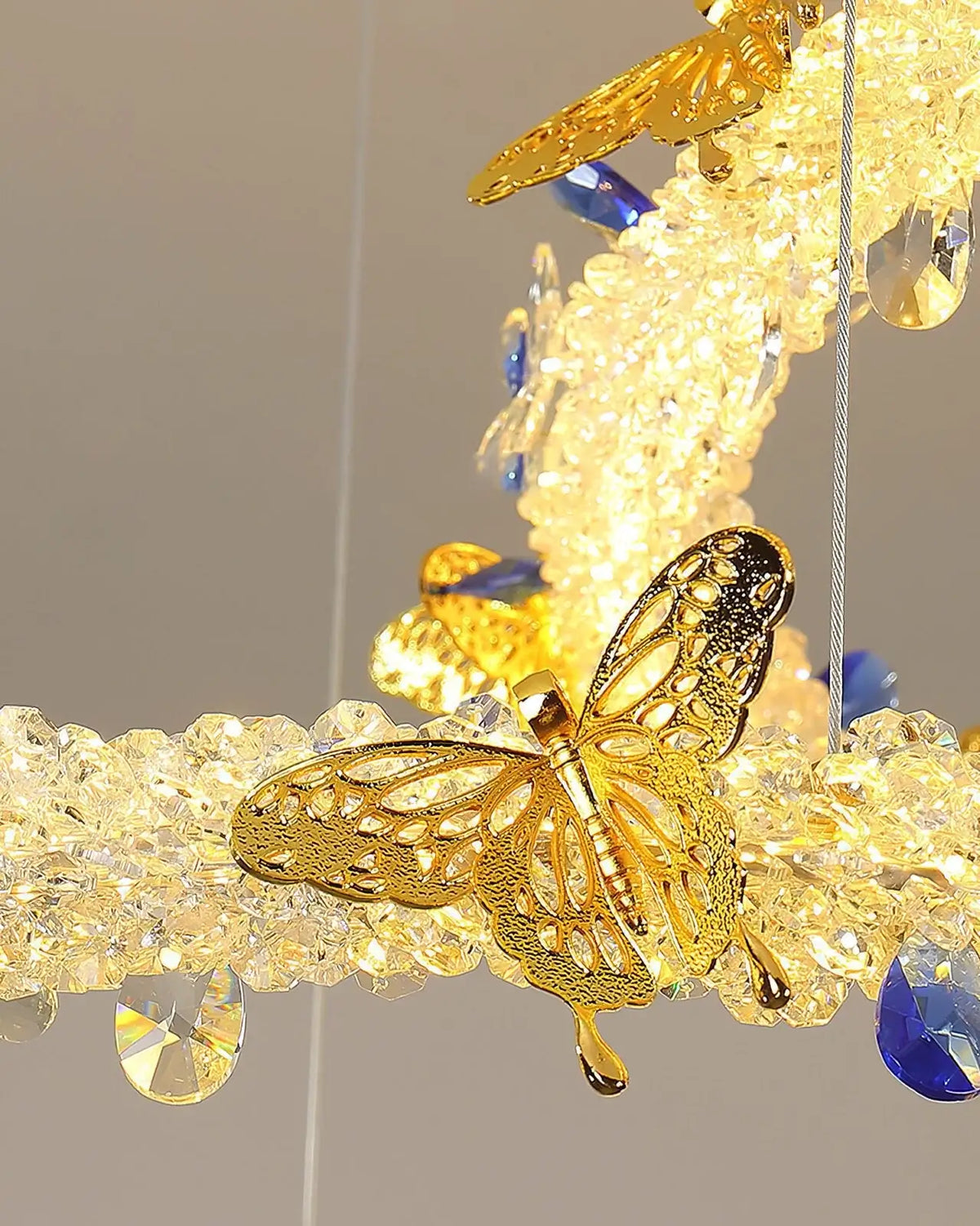 Azu Crystal Butterfly Chandelier
