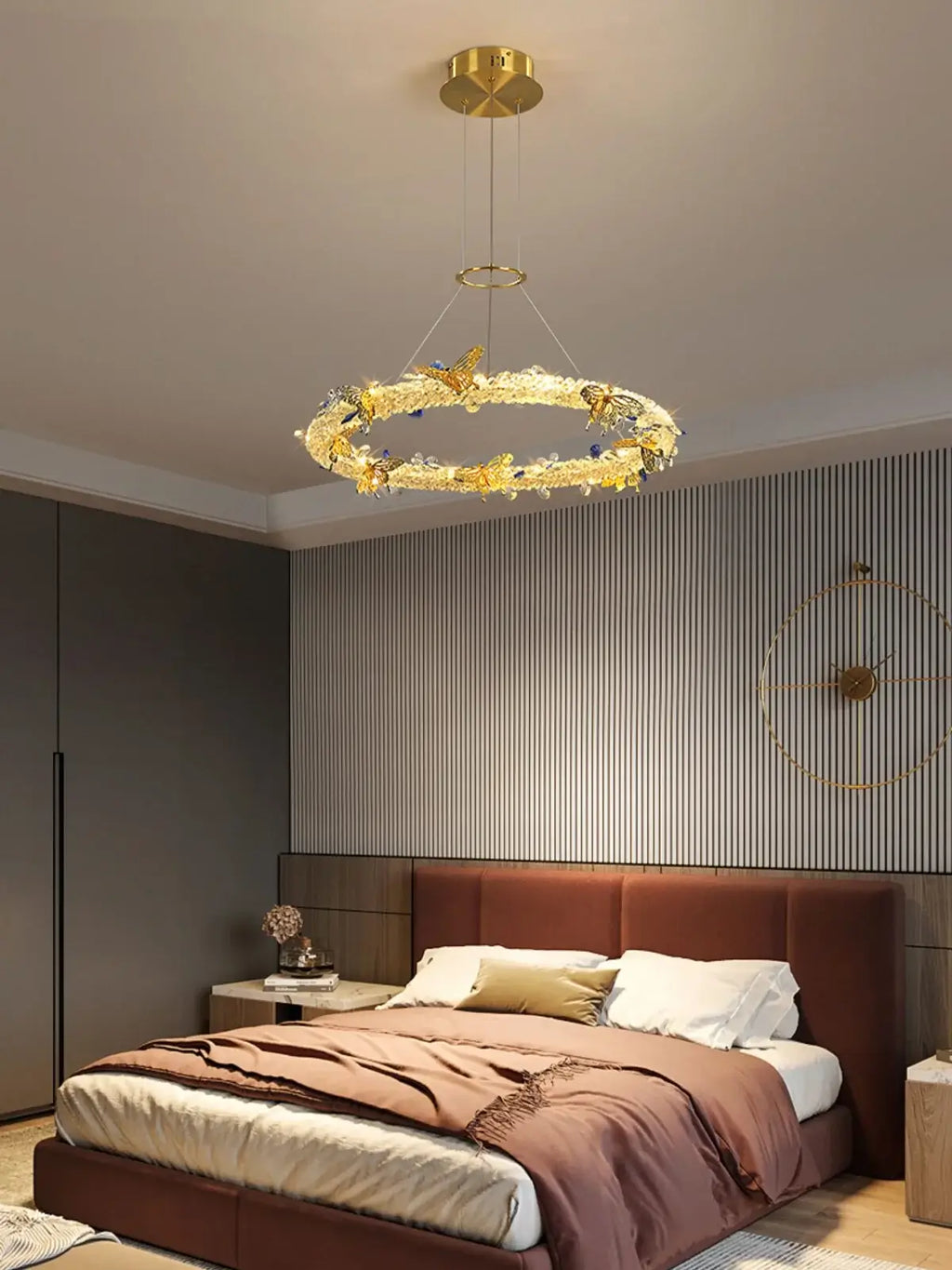 Azu Crystal Butterfly Chandelier