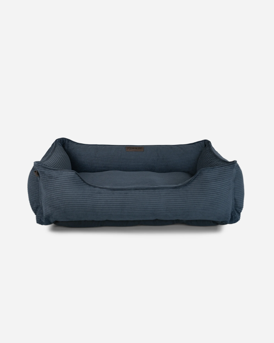 Graphite Corduroy Sleeper Dog Bed